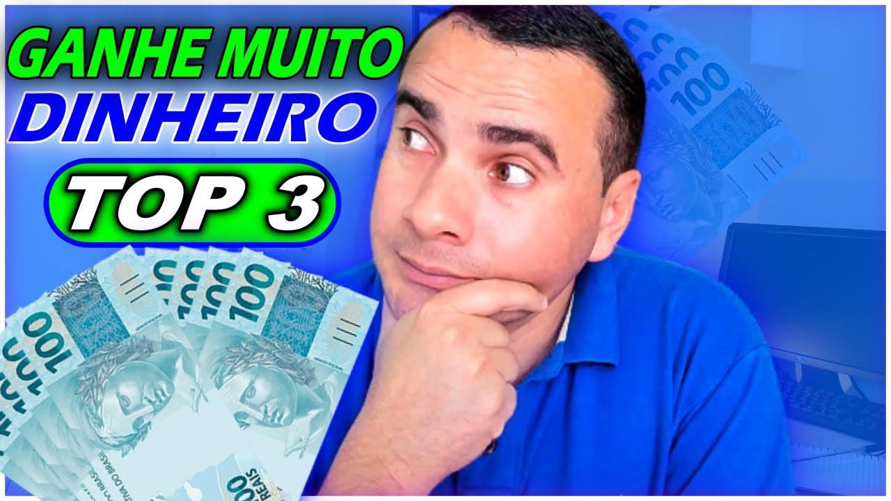 TOP 3 APLICATIVOS Para GANHAR DINHEIRO Na INTERNET TODO DIA (MELHORES 2021)