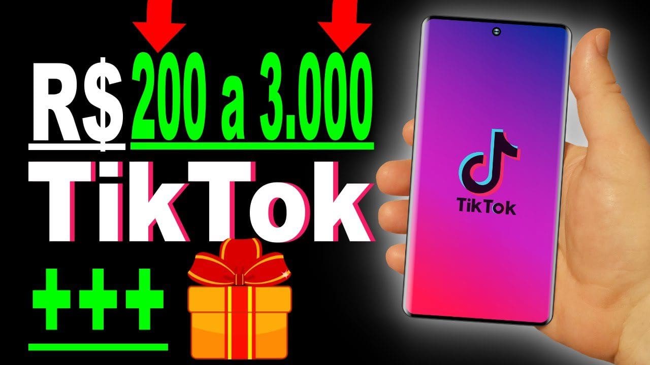 Como Ganhar R$200 a 3.000 com TikTok (Ganhar Dinheiro Online Sem Aparecer NOVO-2021)