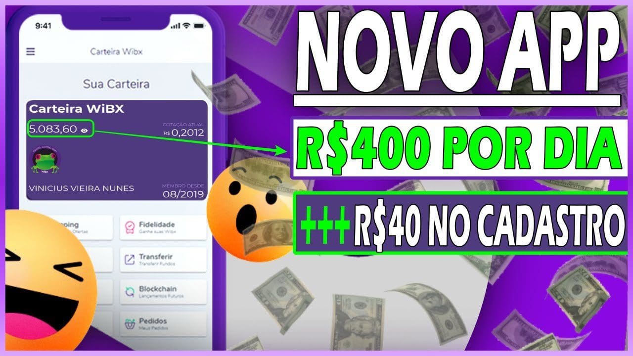 Ganhar DINHEIRO NA INTERNET R$40 POR CADASTRO R$400 Por Dia Rápido (Criptomoeda Brasileira)