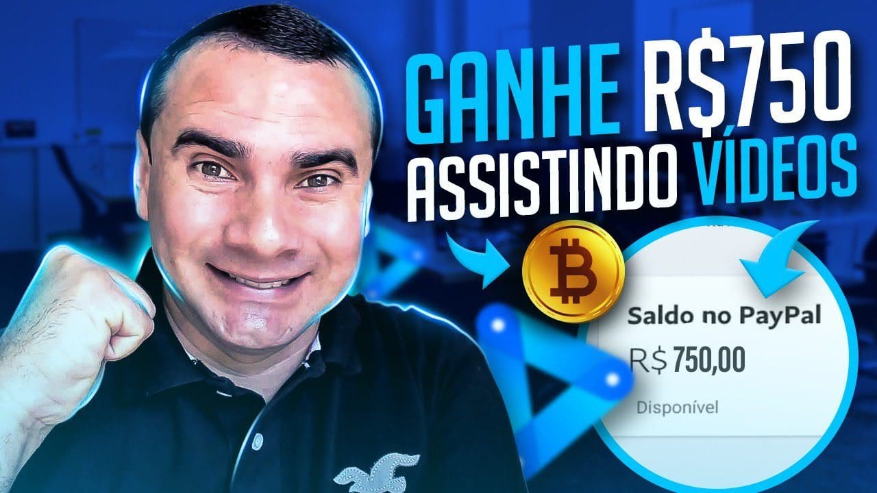 GANHAR DINHEIRO na INTERNET R$750 Agora ASSISTINDO VÍDEOS (Recebe no Paypal e Bitcoin)