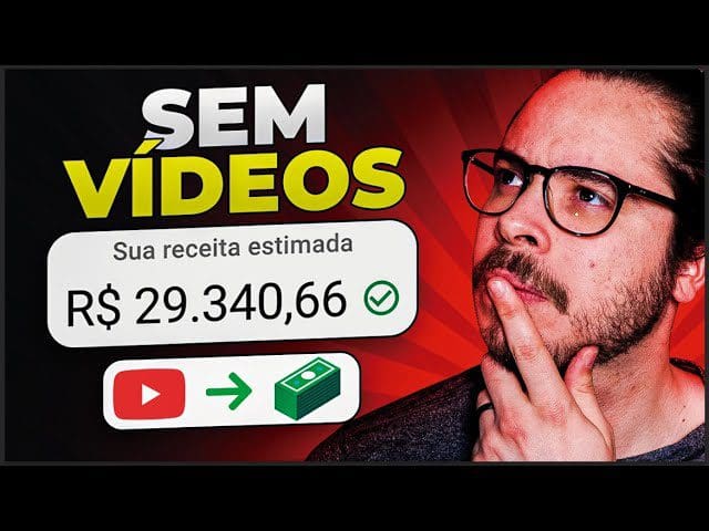 Como ganhar dinheiro no YouTube mesmo SEM POSTAR vídeos! (R$ 29.340,66 em 1 mês)