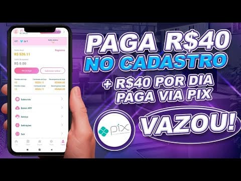 GANHE R$40 NO CADASTRO + R$40 POR DIA [Ganhar Dinheiro na Internet APP CRD-GUK-BRAZIL]