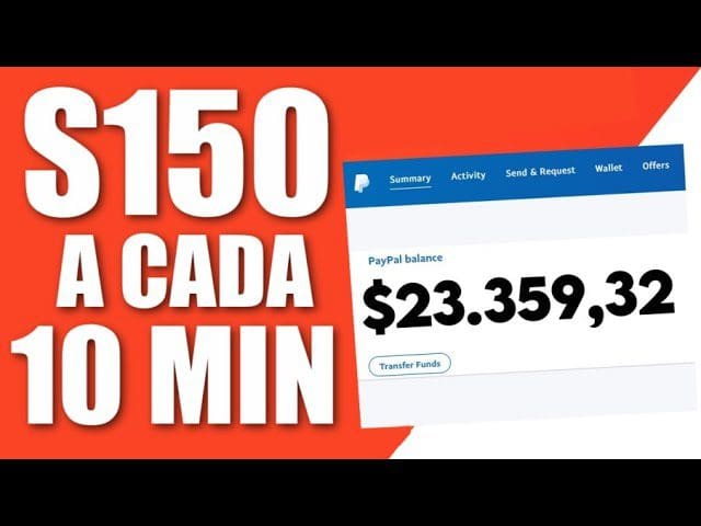 Ganhe mais de $150 em 10 MINUTOS! ~ NO MUNDO INTEIRO & GRATUITO (Ganhe dinheiro online)