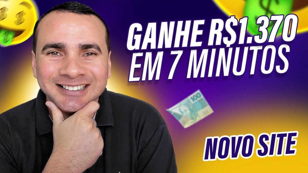 SITE PAGANDO R$1.370 EM 7 MINUTOS SÓ CURTIR VÍDEOS DO YOUTUBE  Como ganhar dinheiro Online