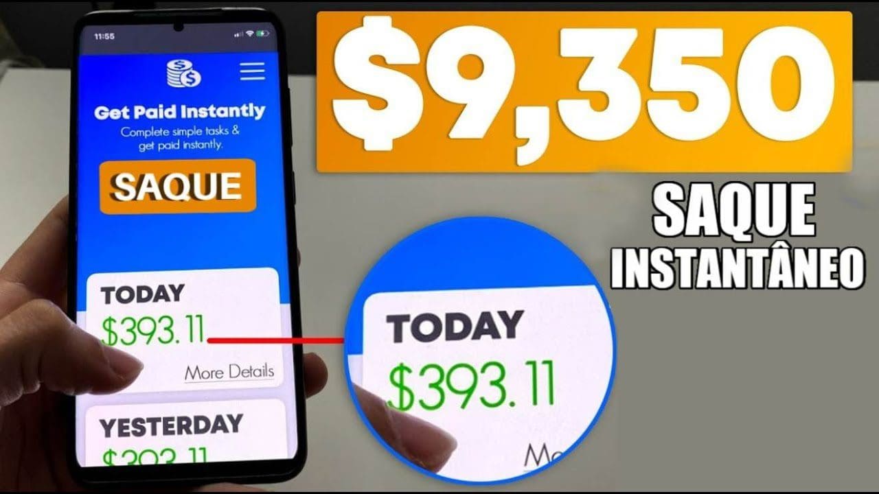 MELHOR aplicativo gratuito paga você instantaneamente (iOS e Android)  | Ganhe Dinheiro na Internet