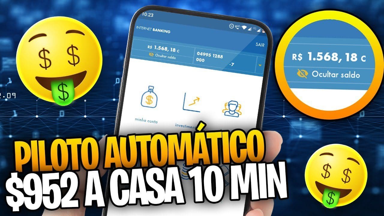 Ganhe $952 A Cada 10 Minutos Automaticamente Honestamente – Ganhe Dinheiro na Internet