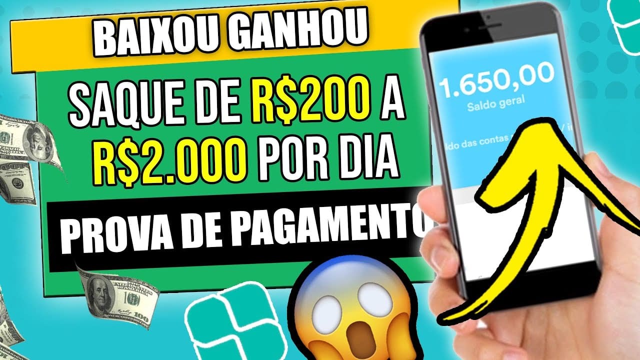 [RECEBA NA HORA] BAIXOU ESSE APP JÁ GANHA R$2.000 NO PIX +Prova de Pagamento🤑como ganhar dinheiro