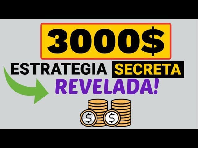 Ganhe dinheiro 3.000$ / mês estratégia secreta 2021 (curso completo)