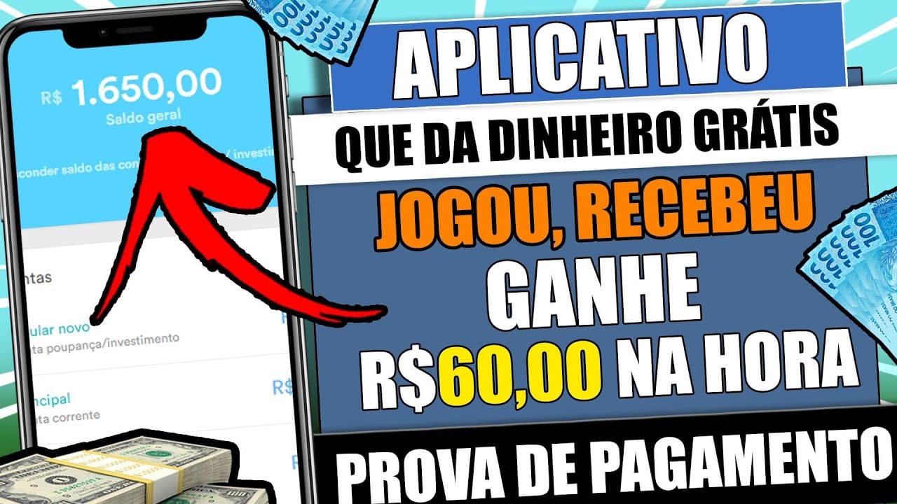 ✅ INÉDITO 🔥APLICATIVO QUE GANHA DINHEIRO DE VERDADE E NA HORA (PROVA PAGAMENTO) Como Ganhar Dinheiro