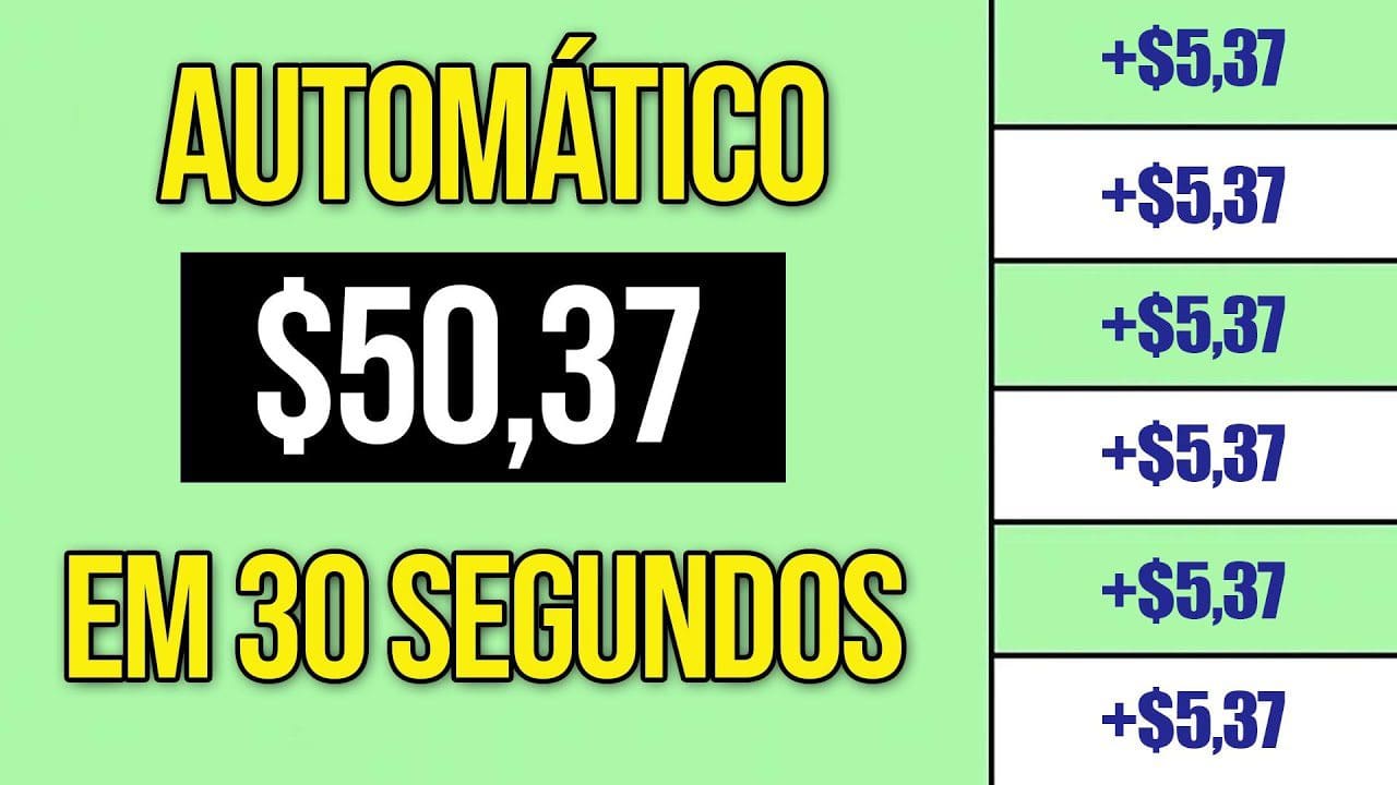 ASSISTA ANÚNCIOS E GANHE $50,37 a cada 30 segundos NO PIX DE GRAÇA (NOVO APP) Ganhar Dinheiro Online