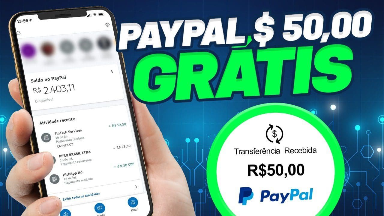 Como Ganhar $ 50 de GRAÇA Todo Dia no Paypal (Segredo Revelado) Como Ganhar Dinheiro na Internet