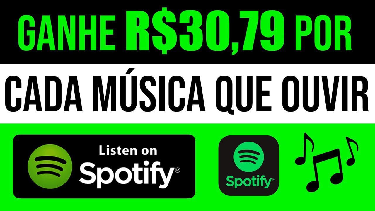 Ganhe $30,79 Para Cada Música que Você Ouvir no seu Celular (TRUQUE SECRETO) Ganhar Dinheiro Online