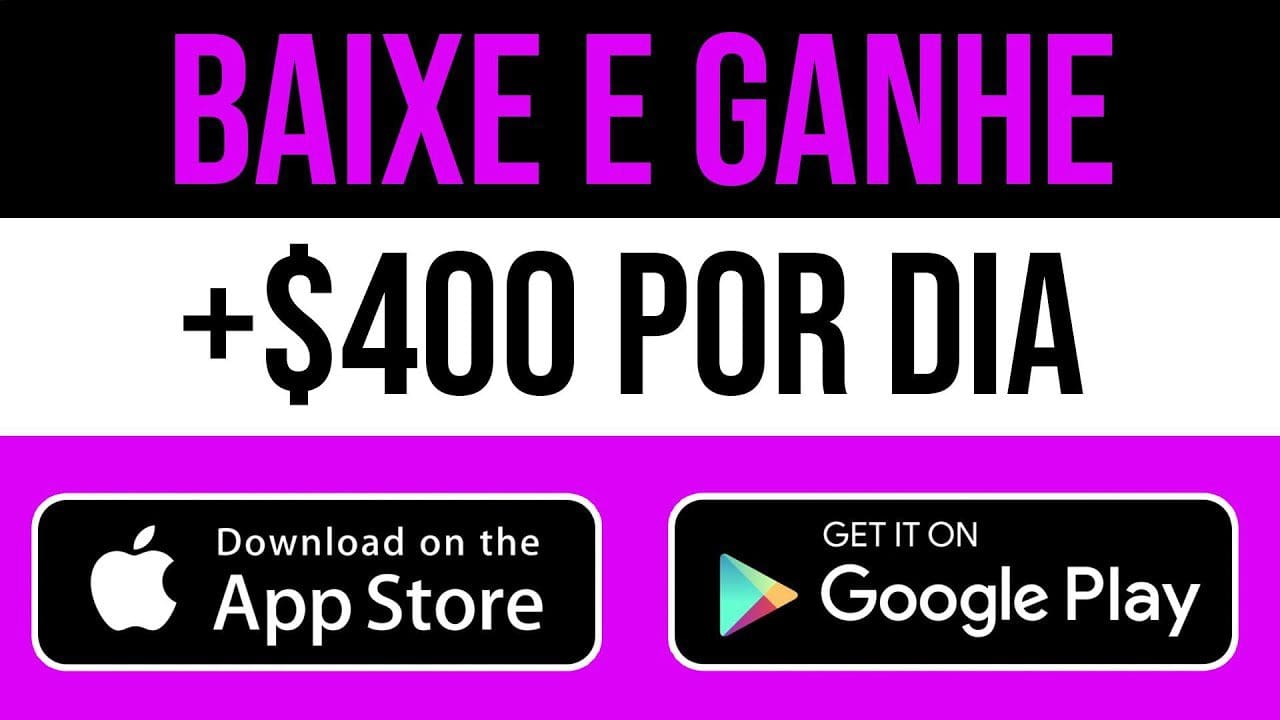 Baixe esse Aplicativo e Ganhe $400 Por Dia DE GRAÇA SEM FAZER NADA [Provado] Ganhar Dinheiro Online