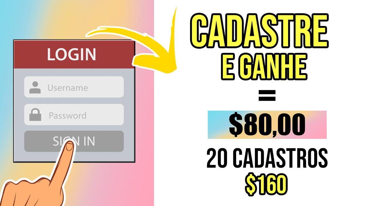 Ganhe $80,00 No Cadastro [20 Cadastros = $160] PROVA DE PAGAMENTO – Como Ganhar Dinheiro na Internet