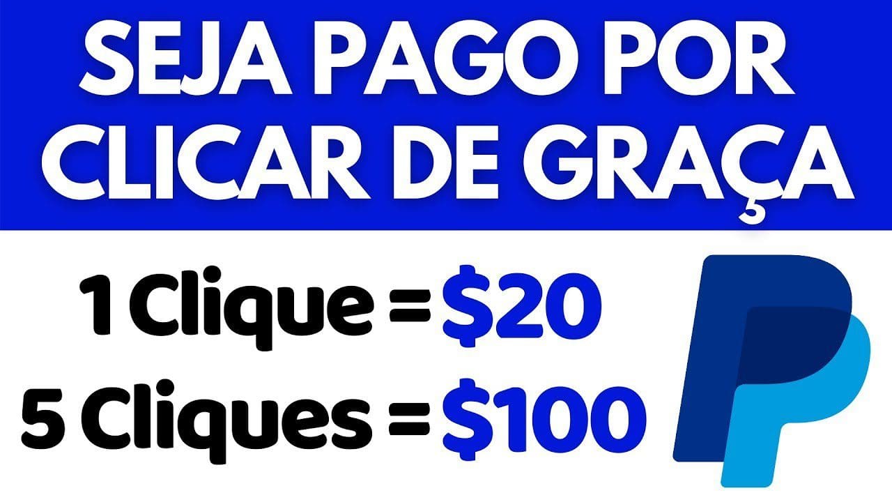 Ganhe Dinheiro No PAYPAL por cliques ($200 por 20 cliques) Como Ganhar Dinheiro na Internet