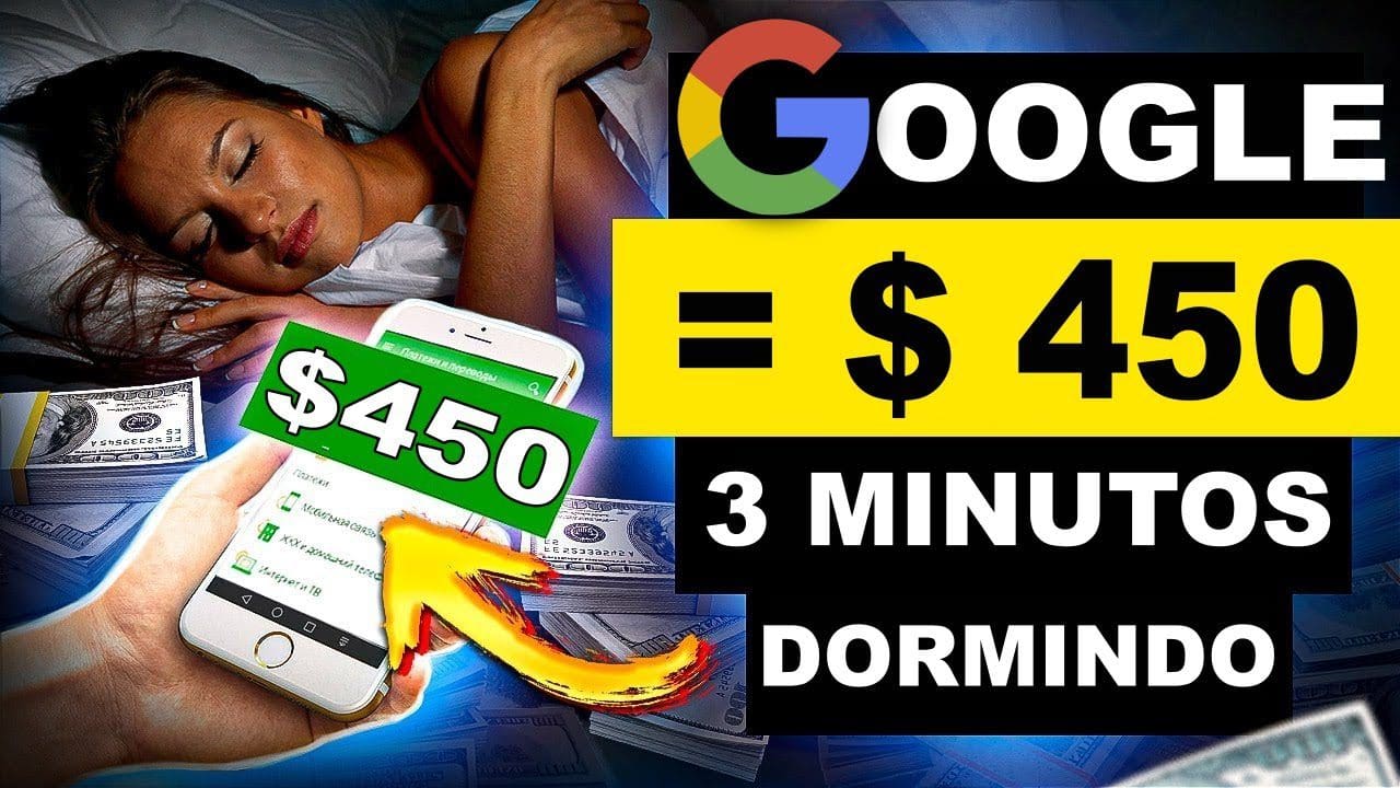 Ganhe Dinheiro na Internet R$45 Do GOOGLE a Cada 3 Minutos Automático e de GRAÇA (COMPROVADO)