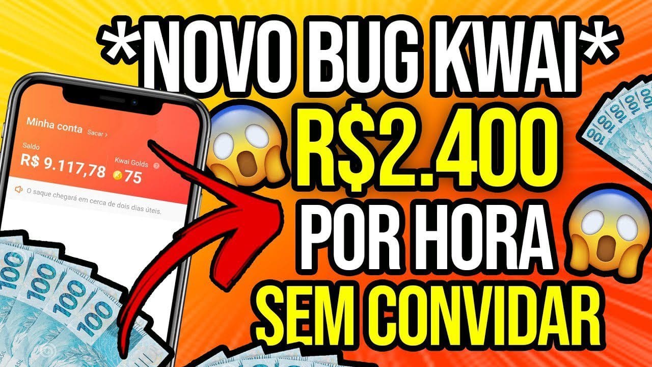 ✅ Como BURLAR o KWAI e SACAR $1.800 REAIS em 1 HORA (PROVADO NOVO BUG) Como Ganhar Dinheiro no Kwai