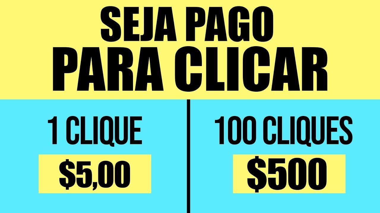 Clique nesse Anúncio e Ganhe + $500,00 ($5,00 por clique) +PROVA DE PAGAMENTO/Ganhar Dinheiro Online