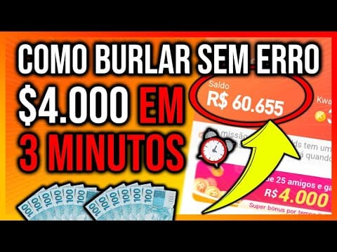 Como BUGAR o KWAI e GANHAR $6.789 REAIS TODO DIA 💰(Bug da Play Store) Como Ganhar Dinheiro no Kwai