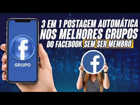 3 EM 1 POSTE em MILHARES de GRUPOS DO FACEBOOK [SEM SER MEMBRO] Ganhe dinheiro na internet