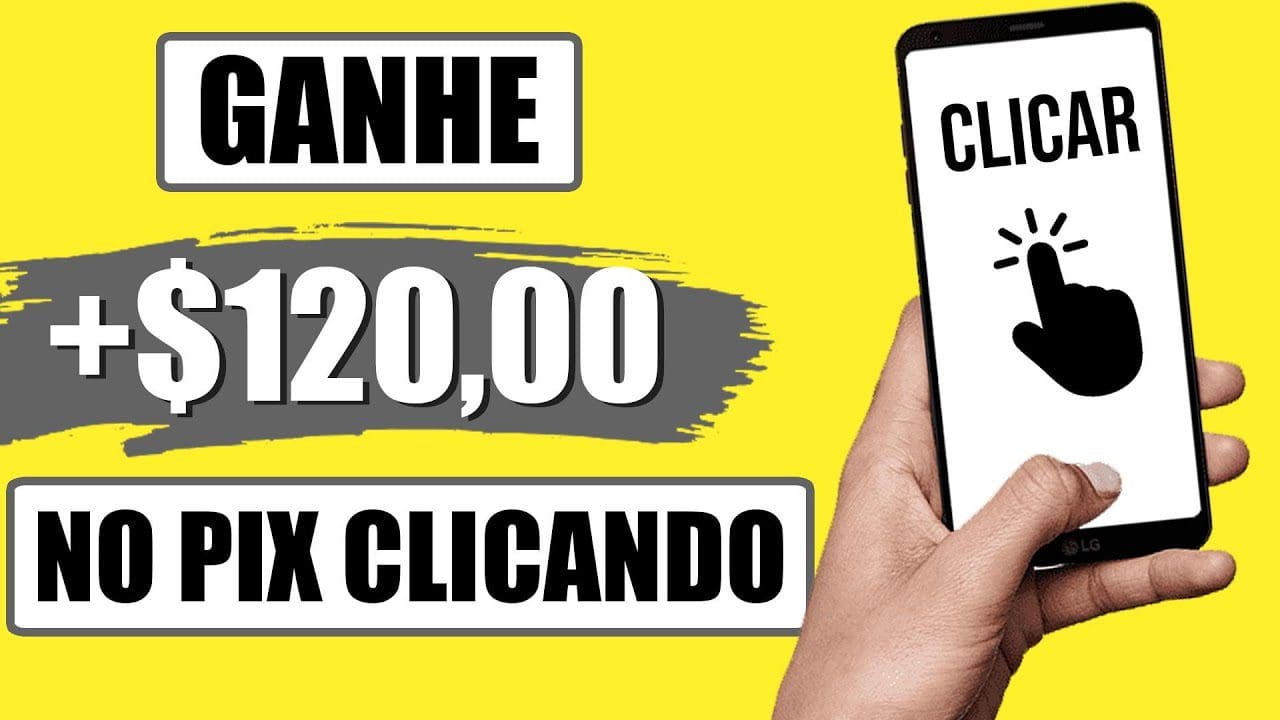 Saque +$120,00 NO PIX Clicando no seu Celular [Prova de Pagamento] Como Ganhar Dinheiro na Internet