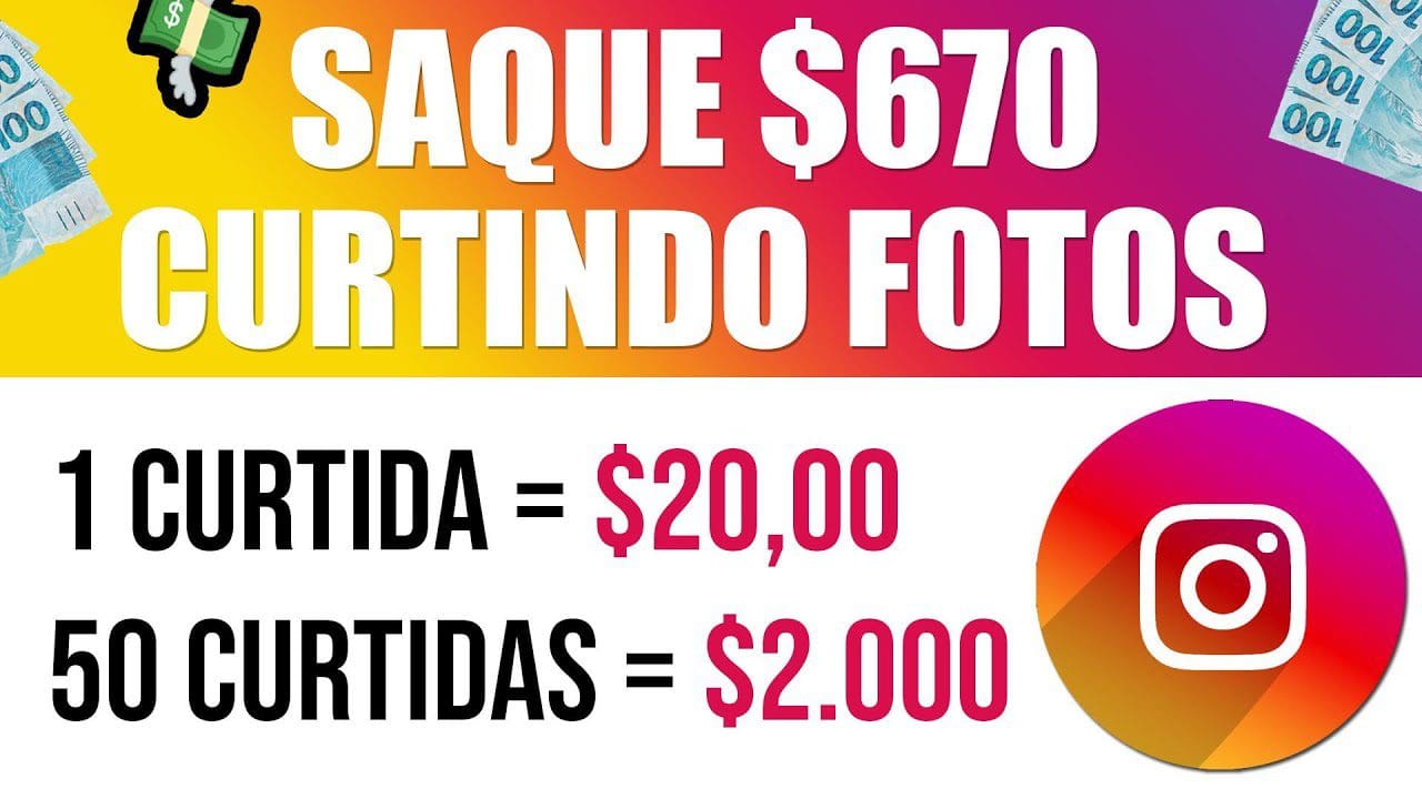 Ganhe $670 A CADA 5 SEGUNDOS Curtindo Fotos do Instagram [Prova de Pagamento] Ganhar Dinheiro Online