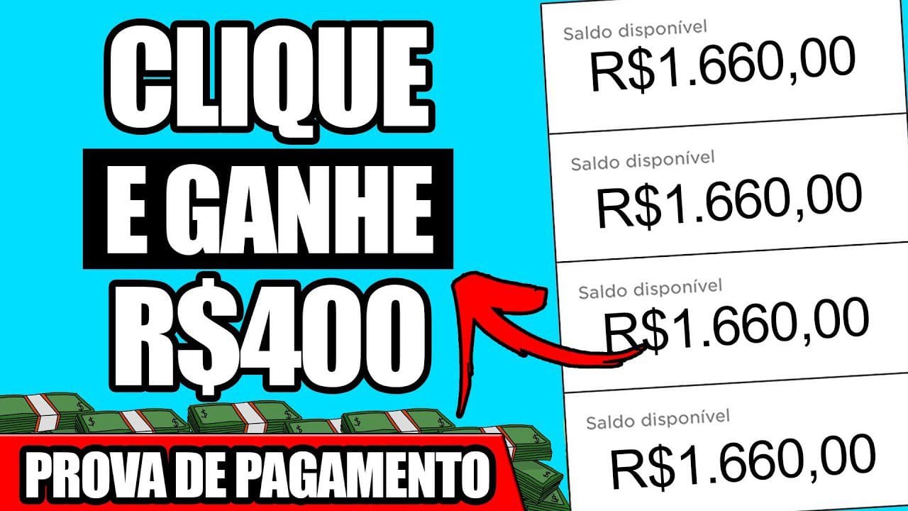 NOVO APP DE GANHAR DINHEIRO QUE PAGA $400 VIA PIX PARA CLICAR – Como Ganhar Dinheiro