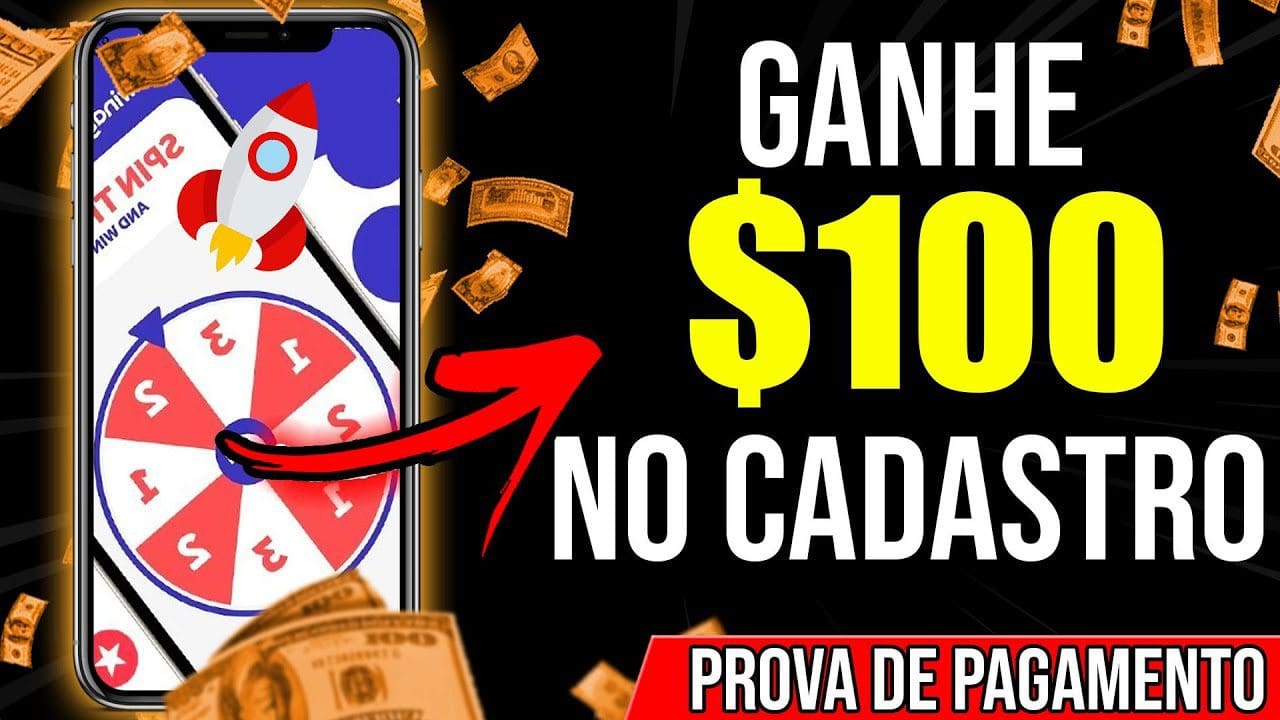 GANHE $100 NO CADASTRO E JA PODE SACAR na HORA 🤑APP PARA GANHAR DINHEIRO/Ganhar Dinheiro na Internet