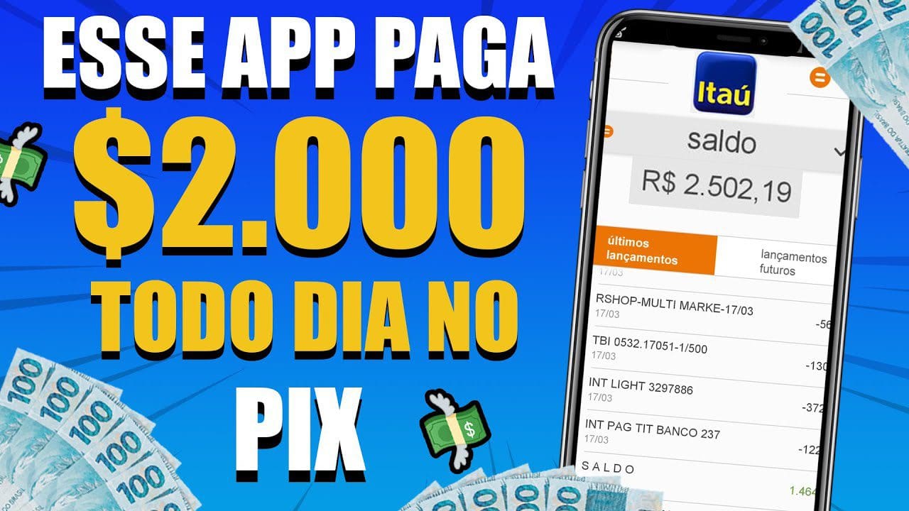 [PIX RECEBIDO🔥] PAGA $2.000 NO PIX TODO DIA | MELHOR APP PARA GANHAR DINHEIRO/Como Ganhar Dinheiro