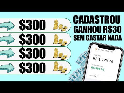 CADASTROU GANHOU R$30,00 – APP PAGANDO NO CADASTRO VIA PIX (Paga na Hora) Como Ganhar Dinheiro.