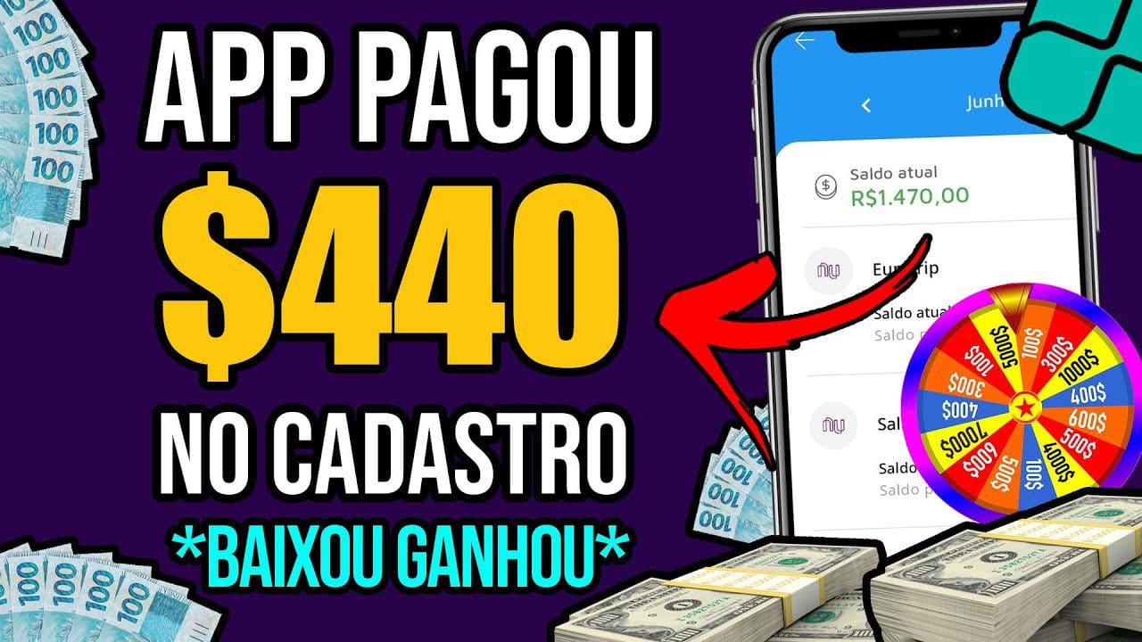 [URGENTE] APP PAGOU R$440 no CADASTRO VIA PIX (Baixou Ganhou) Como Ganhar Dinheiro na Internet