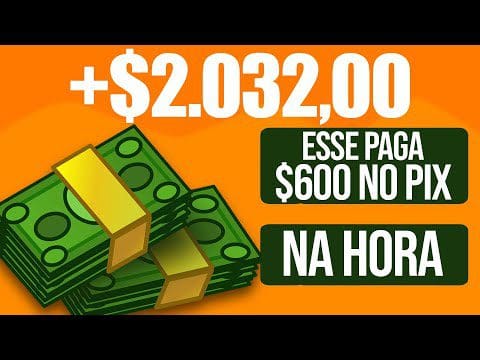 PAGOU R$2.032,00 ✅ESSE NOVO APP PAGA $600,40 NO PIX NA MESMA HORA/ ​Como Ganhar Dinheiro na Internet