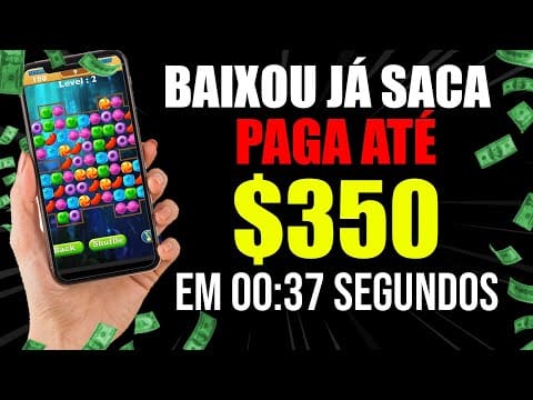 BAIXOU esse APP já SACA – APP PAGA R$350 no PIX em 00:37 SEGUNDOS – Como Ganhar Dinheiro na Internet