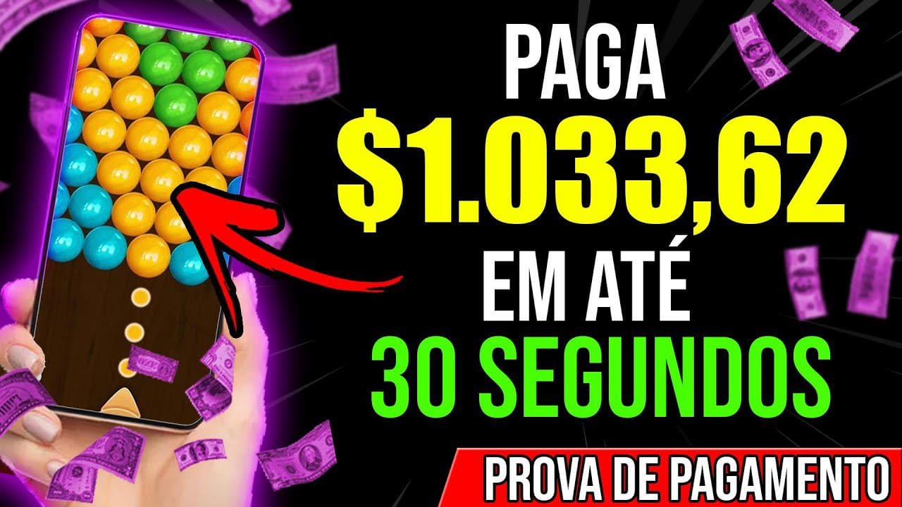 Saque $1.033,62 em 30 SEGUNDOS nesse APP +GANHE DINHEIRO DORMINDO – Como Ganhar Dinheiro na Internet