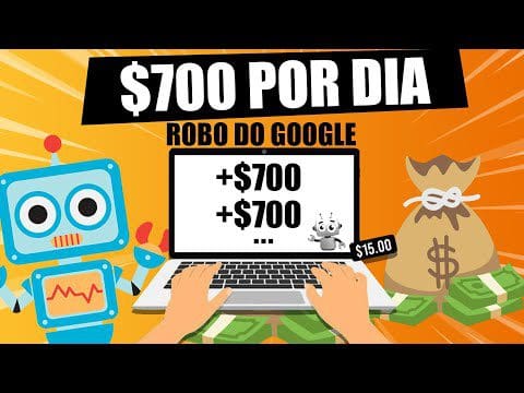 ESSE ROBÔ do GOOGLE PAGA $700/DIA de GRAÇA (Ganhe dinheiro Dormindo) [+PROVA] Ganhar Dinheiro Online