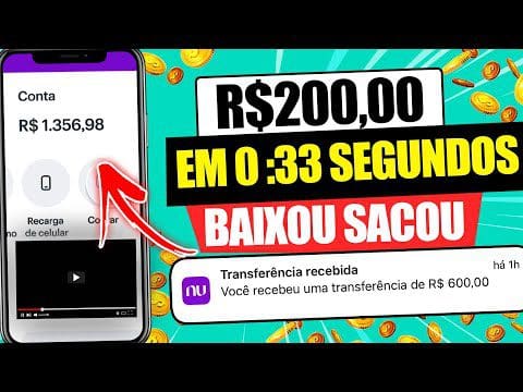 SAQUE $200 em 00:33 SEGUNDOS ASSISTINDO VÍDEOS [Como Ganhar Dinheiro] Como Ganhar Dinheiro no TikTok