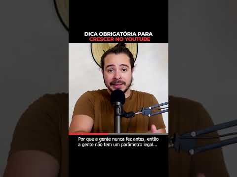 Dica obrigatória para crescer no YouTube #shorts