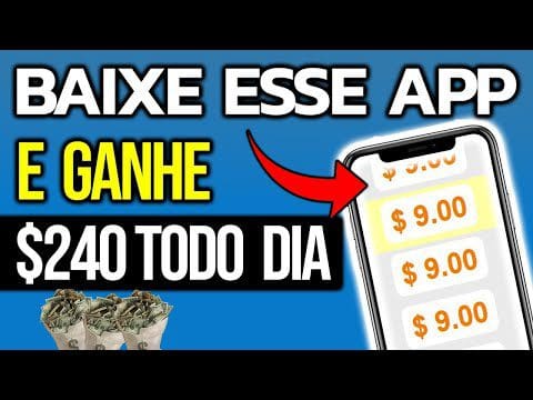 BAIXE esse APP QUE GANHA DINHEIRO DE VERDADE E SAQUE $240 TODO DIA de GRAÇA – Como Ganhar Dinheiro