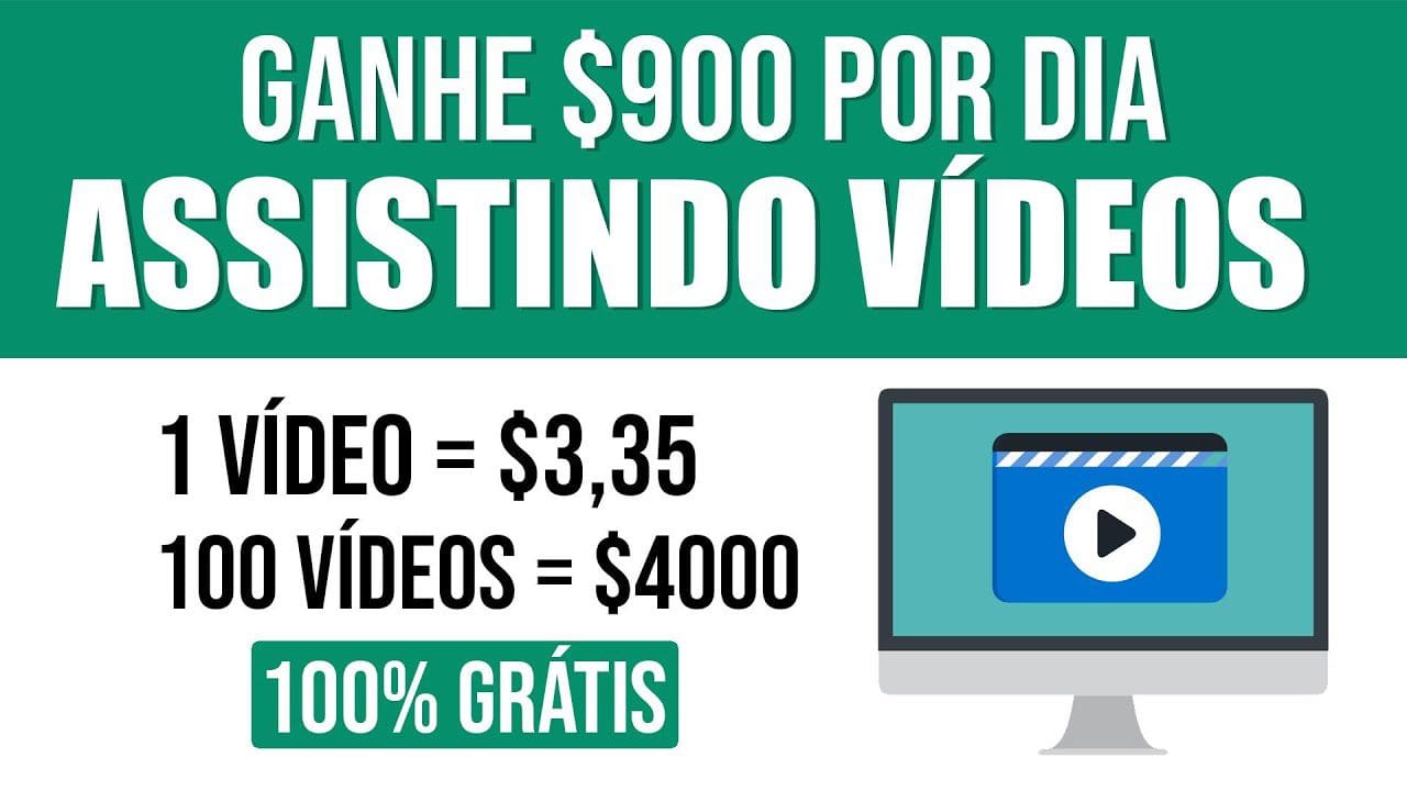 Ganhe $900 POR DIA Assistindo Vídeos no Youtube| 100 Vídeos =$4.025/Como Ganhar Dinheiro na Internet