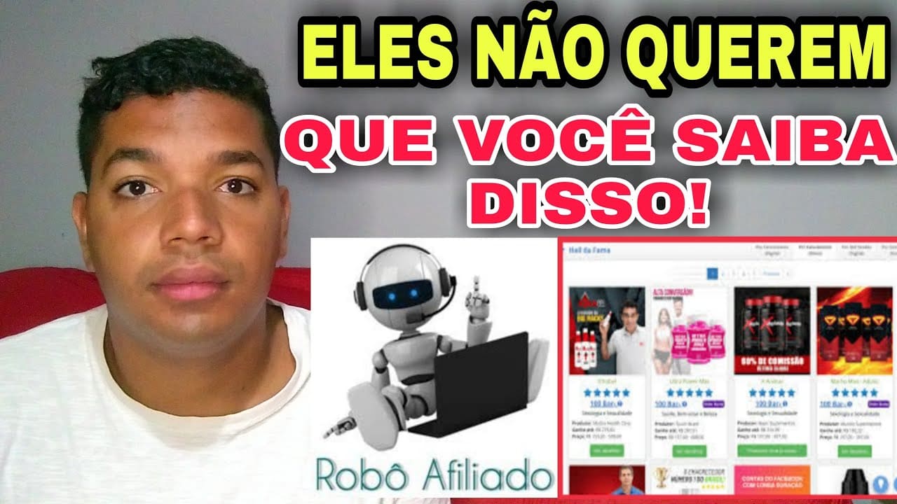 MELHORES Produtos PARA VENDER Com o Robô Afiliado – Robô Afiliado Como Funciona? Robô Afiliado Curso