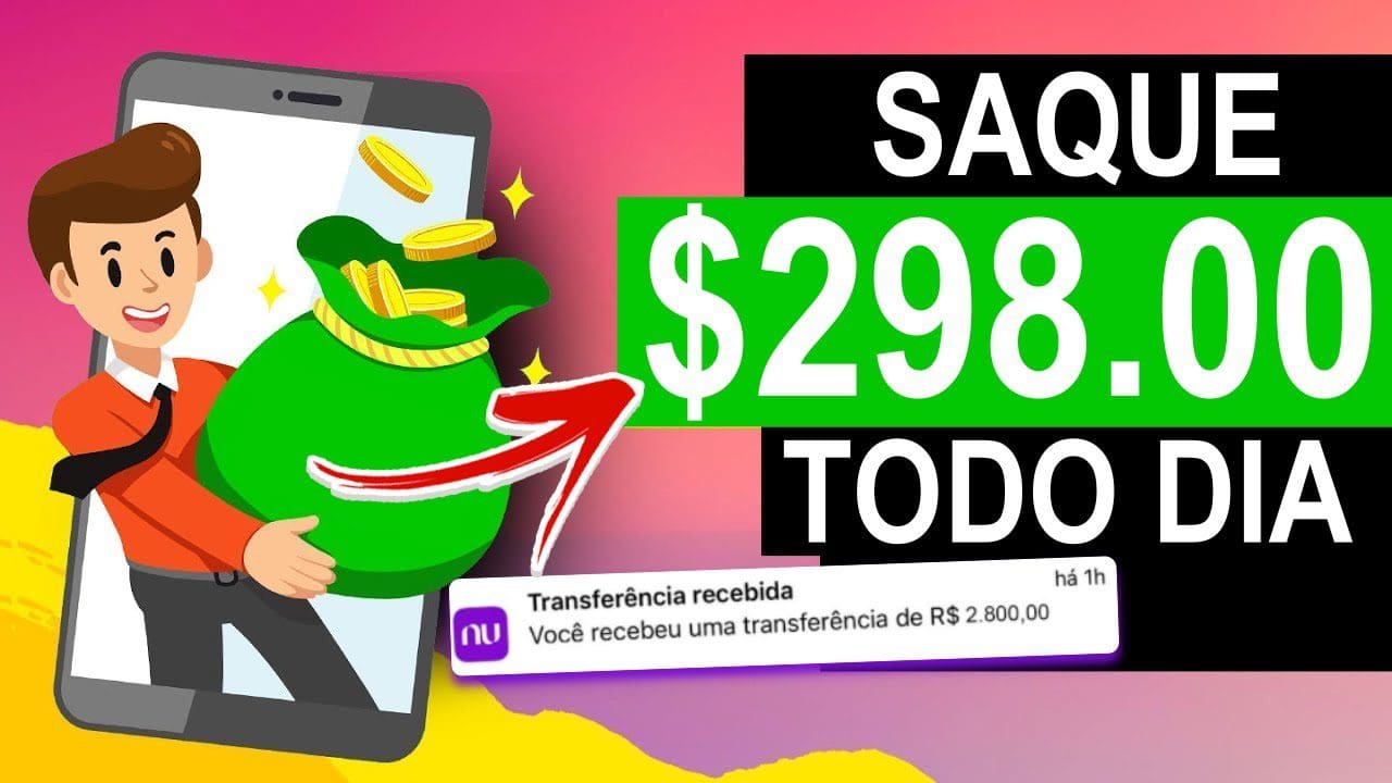 [Adeus Kwai] GANHE R$298 POR DIA + 2,5% TODO DIA  PLATAFORMA PARA GANHAR DINHEIRO DE VERDADE