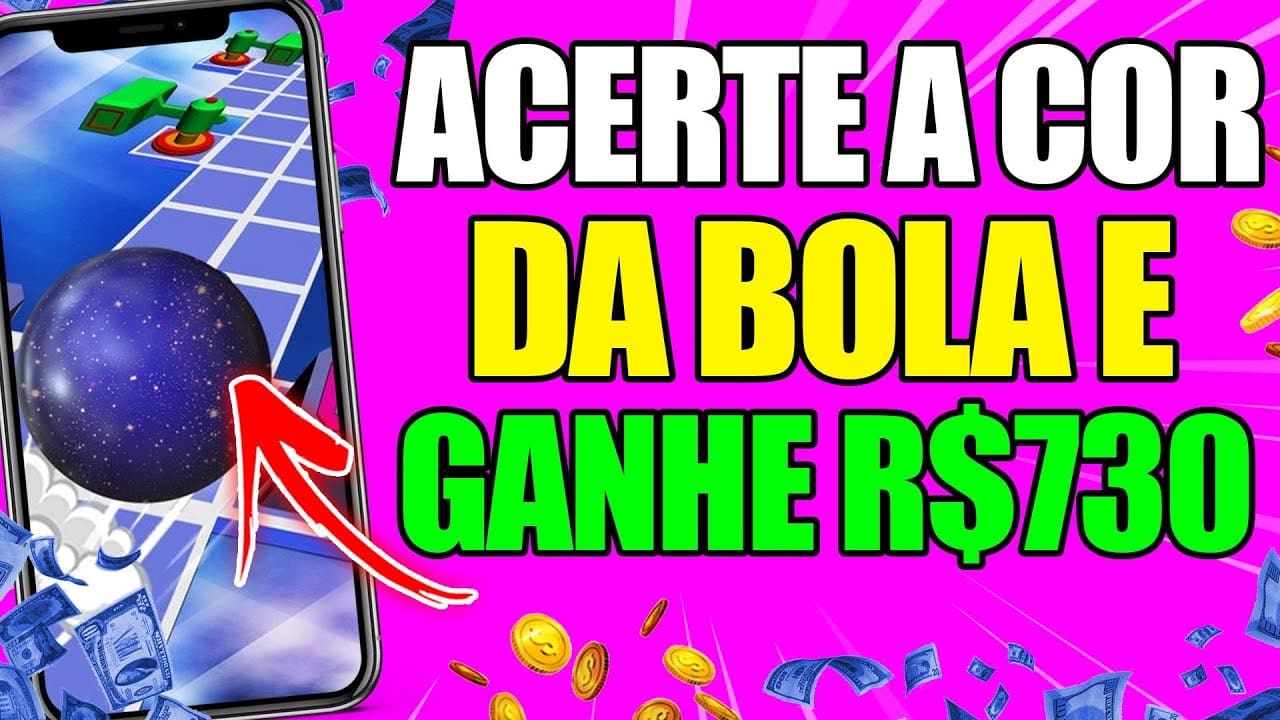 [CORRE QUE É VERDADE] ACERTE a COR da BOLA e GANHE um PIX DE R$730 😳Como Ganhar Dinheiro na Internet