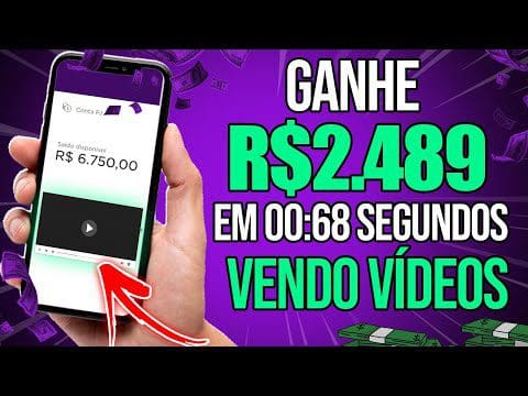 GANHE $2.489 em 00:68 SEGUNDOS ASSISTINDO VÍDEOS [Como Ganhar Dinheiro] Como Ganhar Dinheiro no Kwai