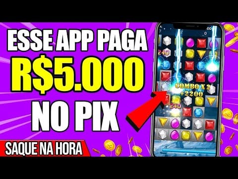 [JOGUE e GANHE R$1.000] NOVO APP QUE GANHA DINHEIRO DE VERDADE/Como Ganhar Dinheiro na Internet