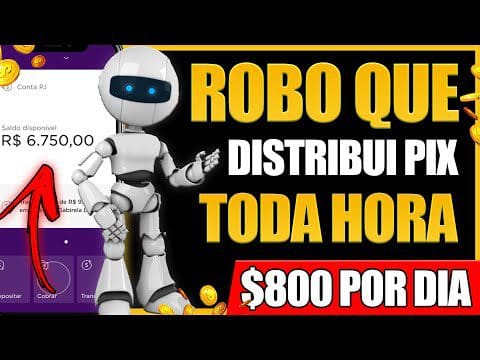 ROBÔ DE PIX DISTRIBUI $800 de GRAÇA TODA HORA +Prova de Pagamento (NÃO É FAKE)Ganhar Dinheiro Online