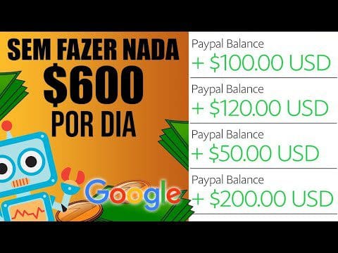 Use esse ROBÔ DO GOOGLE E GANHE $602,58 em apenas 10 segundos/Como ganhar dinheiro na internet