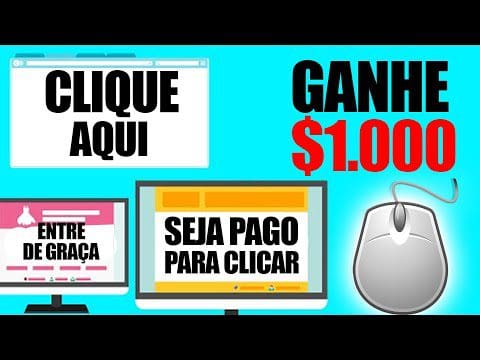 APP que GANHA DINHEIRO de VERDADE para CLICAR [R$1,00 Real Por Clique] Ganhar Dinheiro na Internet