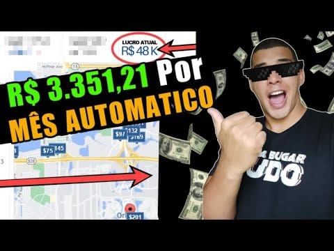 Como ganhar dinheiro R$ 3.351,21 Por mês automático com Google Maps (É só copiar e colar)