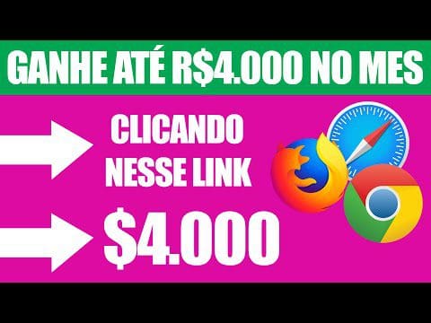 Ganhe Até $4.000 Por Mês Clicando em Links nesse SITE PARA GANHAR DINHEIRO – Ganhar Dinheiro Online