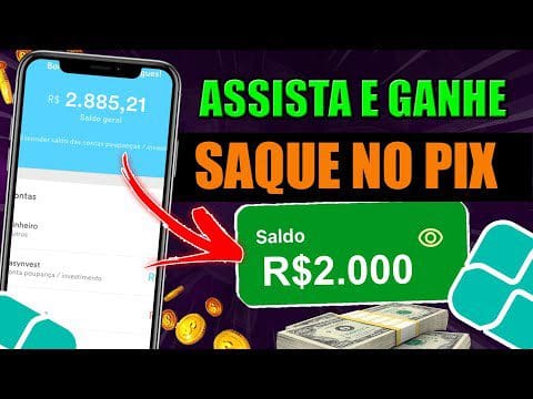 [ASSISTA E GANHE] APLICATIVO que GANHA DINHEIRO de VERDADE PAGA R$2.000/Como Ganhar dinheiro